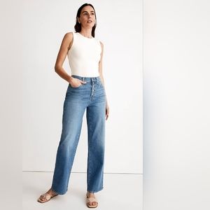 Madewell Perfect Vintage Wide Leg Jeans 29 (fit a size 10-12)